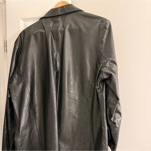 Rugby leather sports jacket.